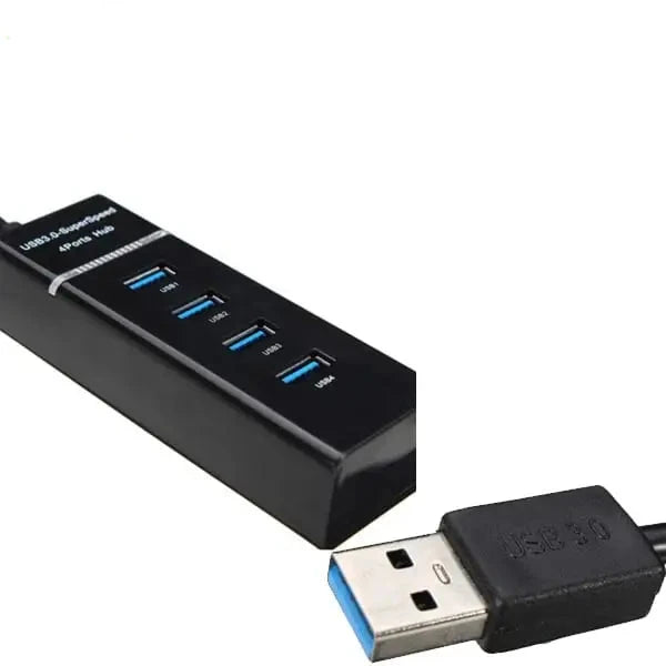 USB 3.0 4-Port Hub - Expand Your Connectivity with High-Speed Data Transfer