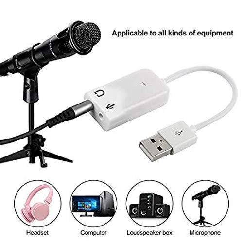 USB Sound Adapter - Enhance Audio Quality for PC & Laptops