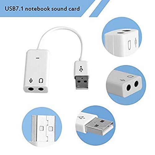 USB Sound Adapter - Enhance Audio Quality for PC & Laptops