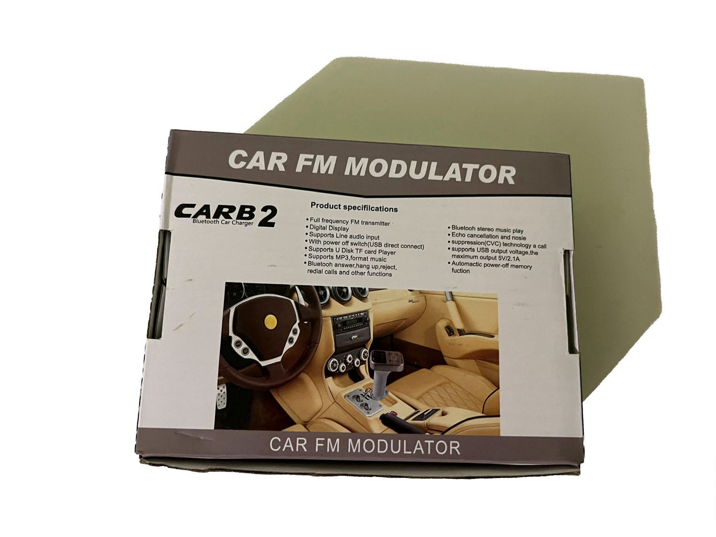 Carb 2 Bluetooth Car Charger & FM Modulator