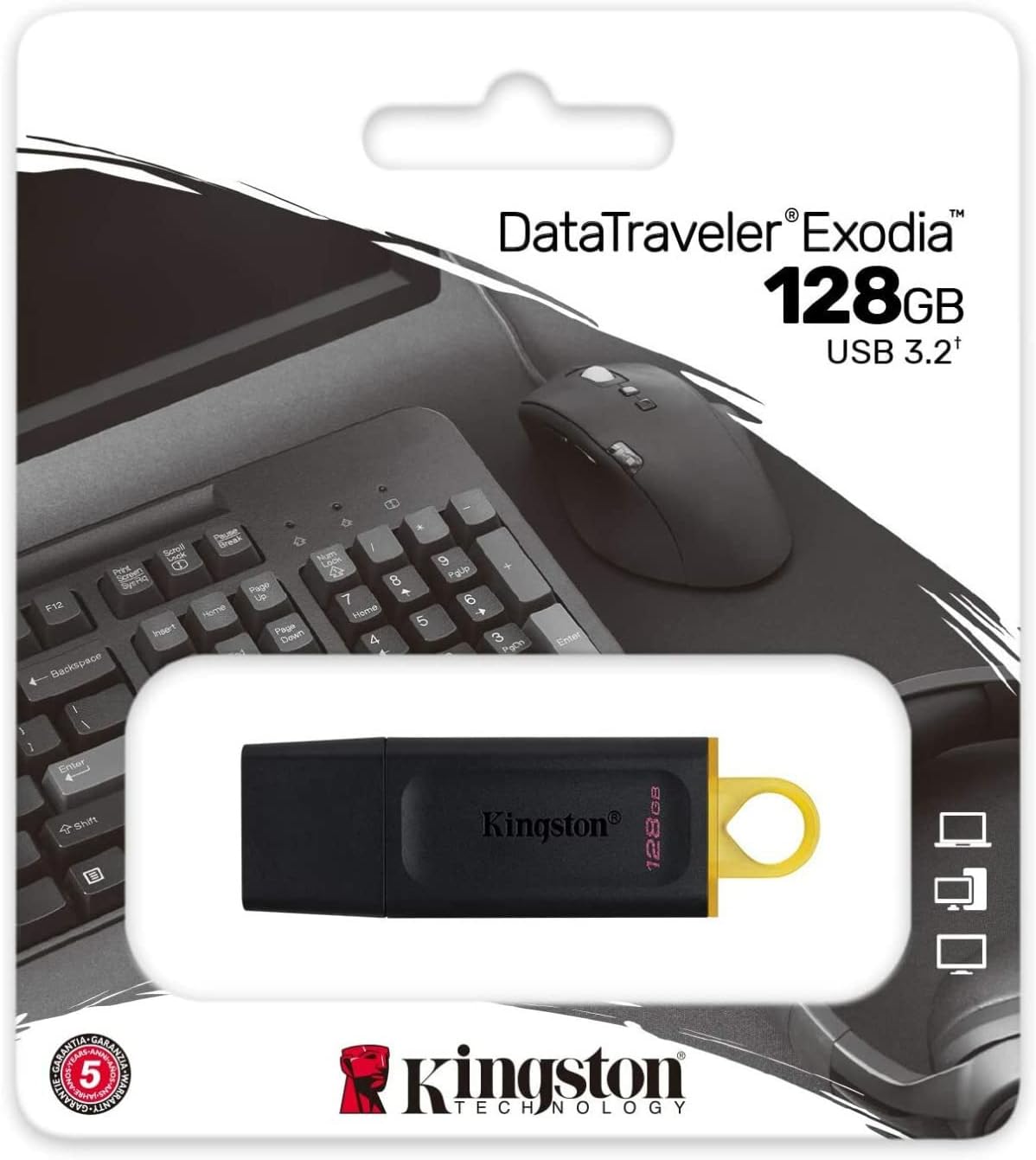 Kingston Technology DataTraveler Exodia 128GB USB Flash Drive