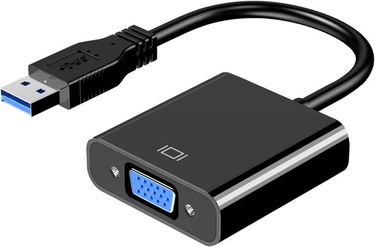 USB 3.0 to VGA Adapter - High-Speed Video Conversion for Monitors and Projectors