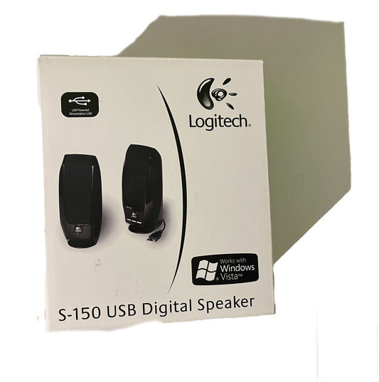 Logitech S-150 USB Stereo Speaker - Compact and Powerful for Home and Office Use