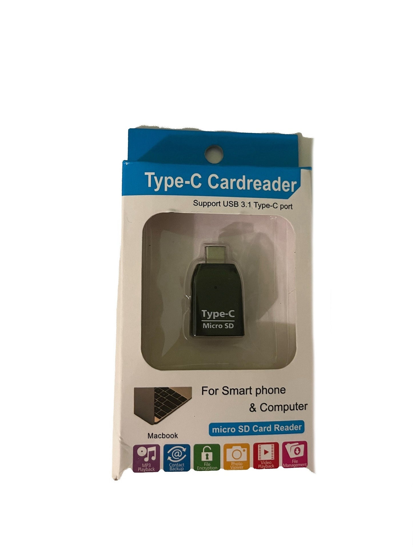 Type-C Card Reader for Smartphone & Computer - Fast Data Transfer & Versatile Compatibility