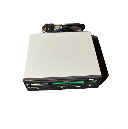 USB 2.0 All-in-1 Card Reader - Versatile and Compact Data Transfer Solution