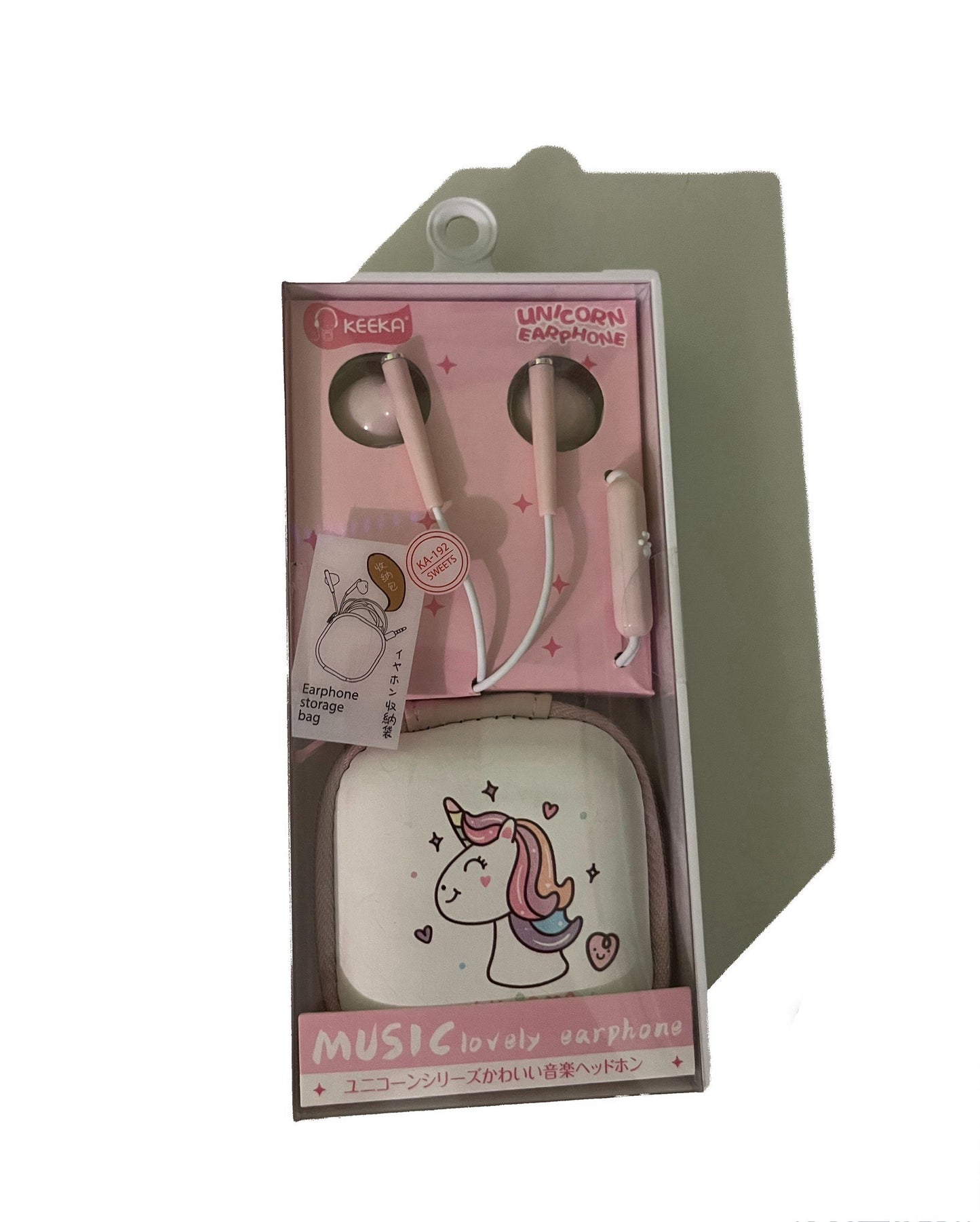 Magical Unicorn Stereo Earbud Headset: Enchanting Sound and Style