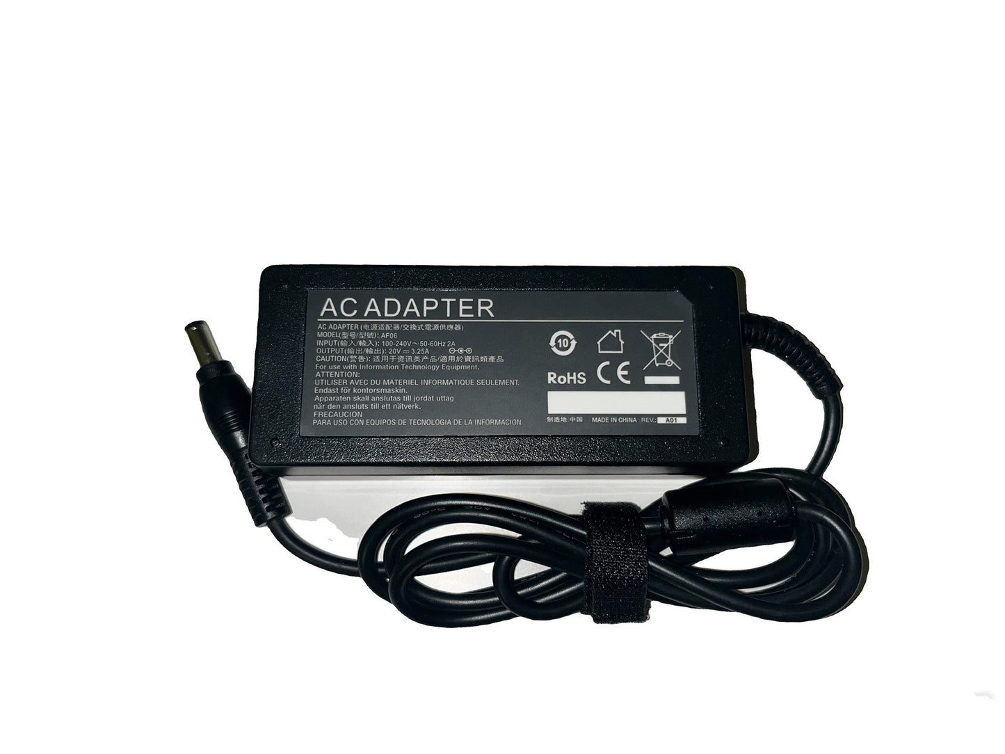 Lenovo 20V 3.25A 65W Round Tip Laptop Power Adapter