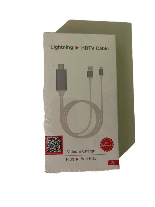 Lightning to HDTV Cable - Seamless HD Connection for Your iPhone, iPad, or iPod