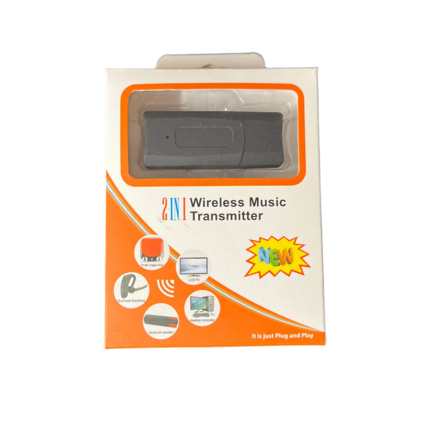 Wireless Music Transmitter - Stream Audio to Any Bluetooth Device