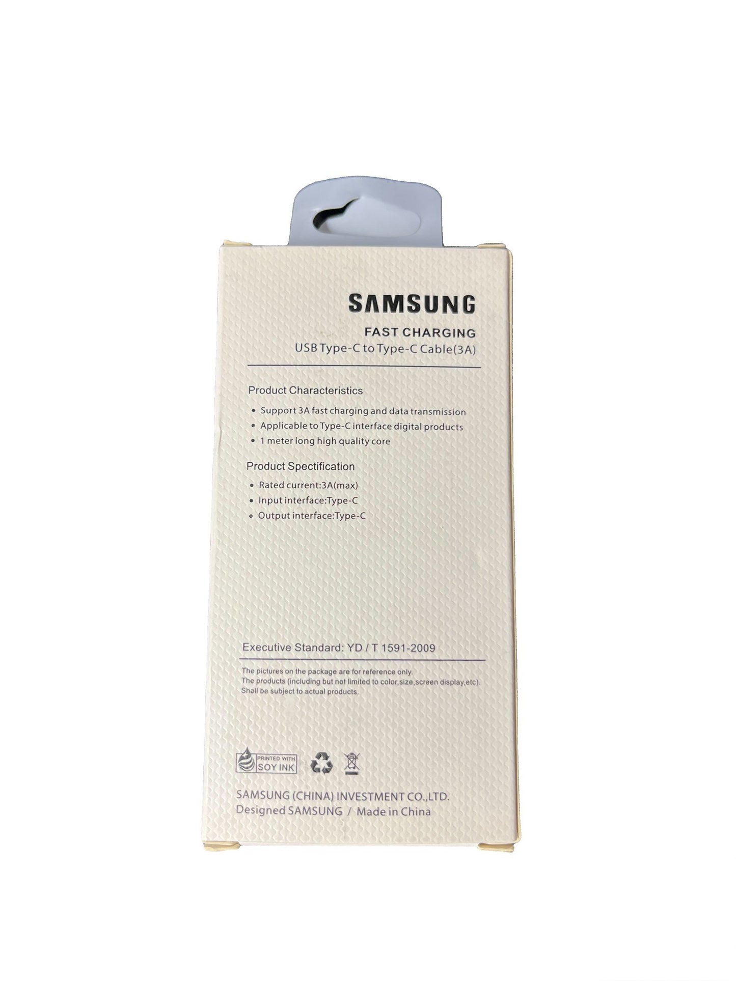 Samsung USB Type-C to Type-C Charger Cable - Fast Charging and Data Sync