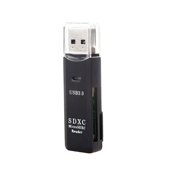 USB 3.0 External Card Reader - High-Speed SD, SDHC, Micro SD, and SDXC Memory Card Adapter