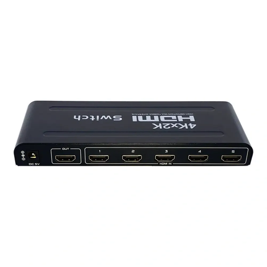 4K HDMI Switch 5x1 - 5-in-1 Out Ultra HD Switcher with Remote Control