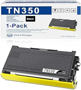 N350 High Yield Toner Cartridge - Compatible Replacement for Brother TN-350, 1 Pack, Black