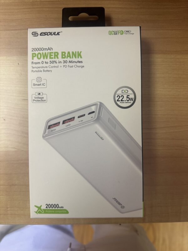Esoulk Power Bank 20,000MAH