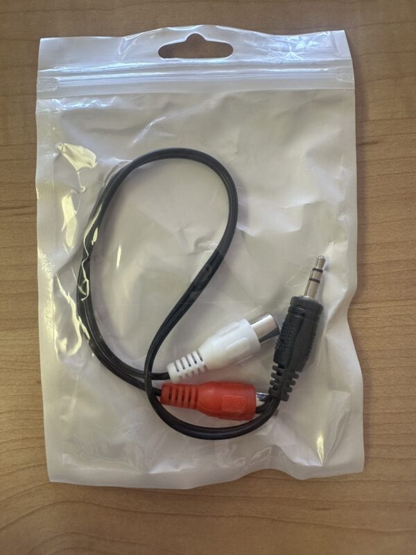 3.5mm Stereo Male Jack To 2 RCA Female Plug Adapter Headphone Y Audio Cable
