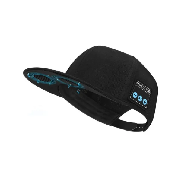 Wireless Bluetooth Music Hat Headset Headphone Speaker Mic For Outdoor Sport